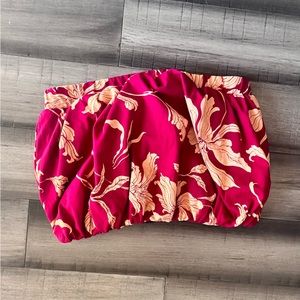 Express floral crop top brand new with tags